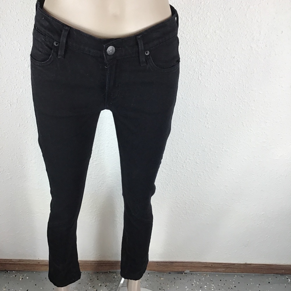 A Gold E black Colette skinny stretchy jeans SZ 28